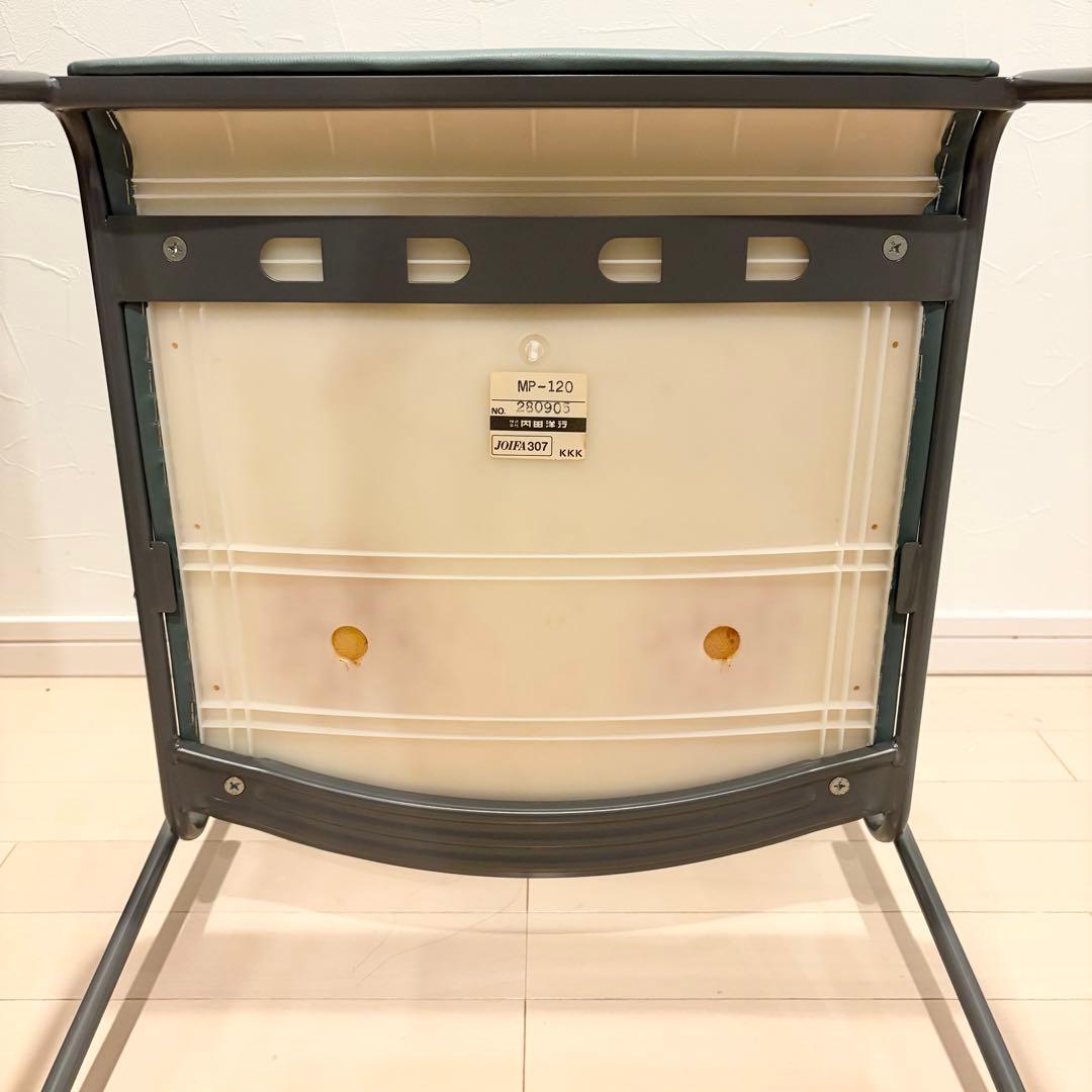 美品✨重ねて収納☆会議用スタッキングチェア3脚　内田洋行　MP-120