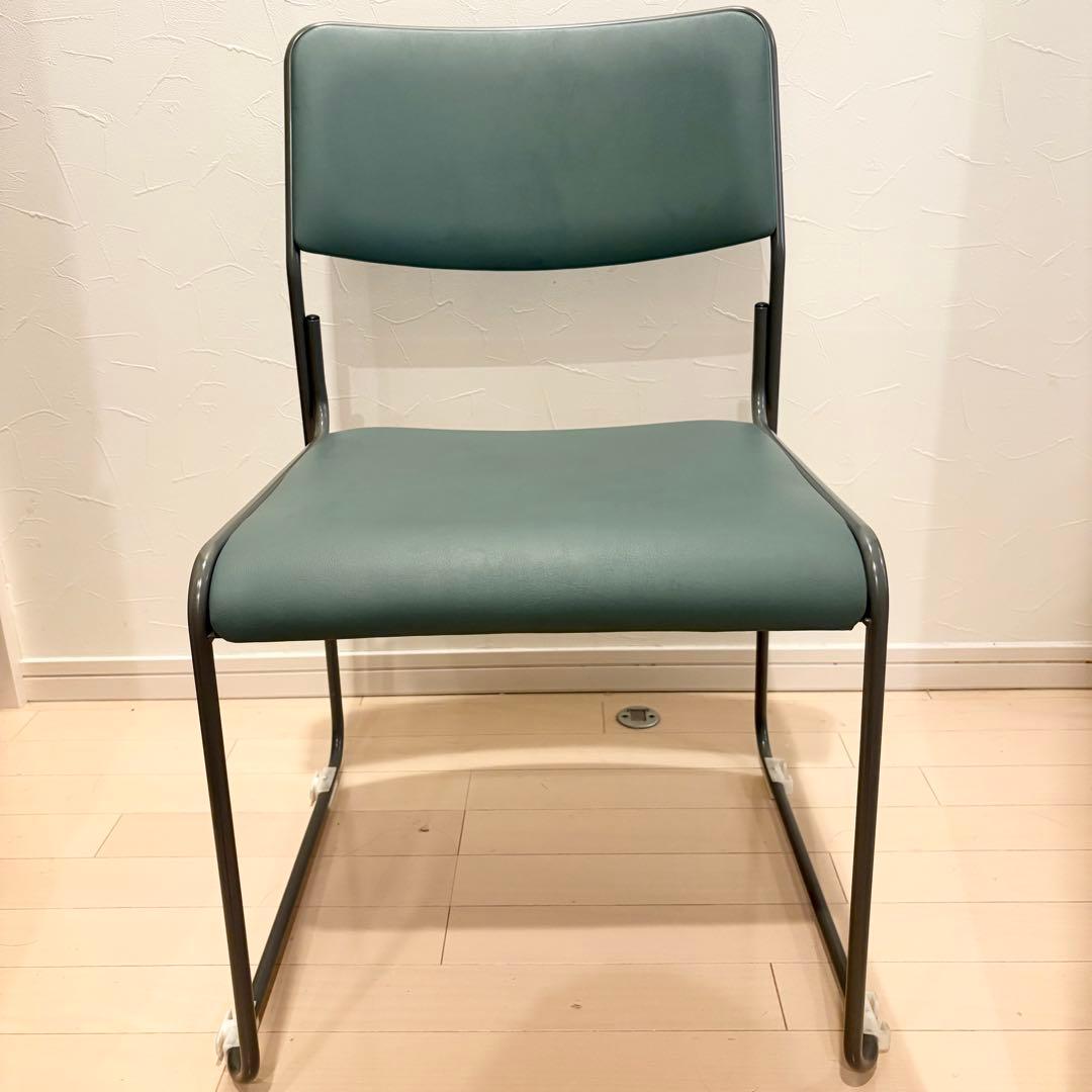 美品✨重ねて収納☆会議用スタッキングチェア3脚　内田洋行　MP-120