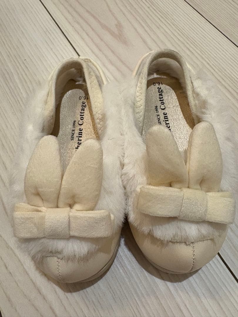 七五三衣装とウサギリボンスリッポンセット