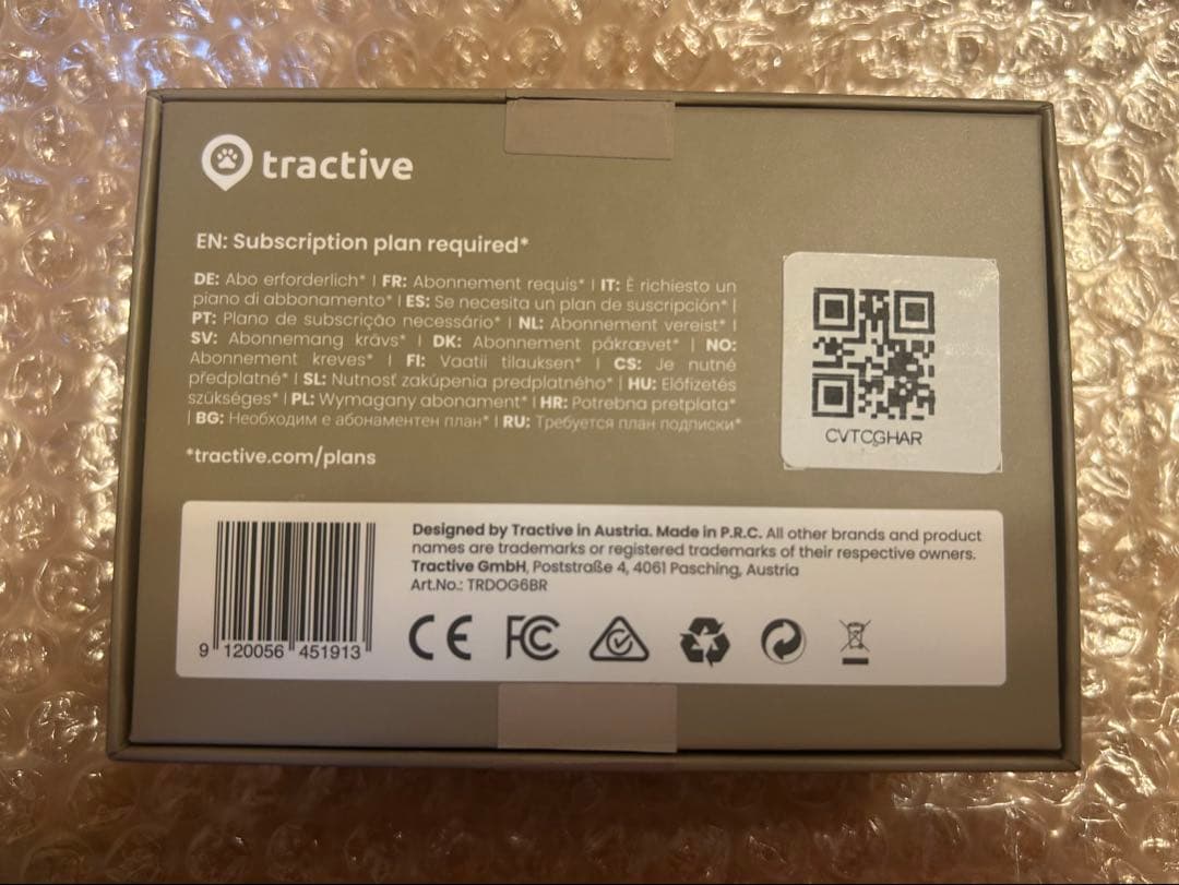 その他 Tractive GPS & Health Tracker for Dogs