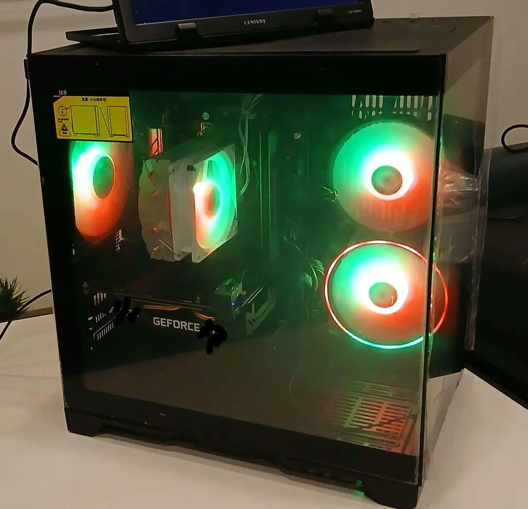 年末特典付intel PC 新品ピラーレスケースARGBファン付