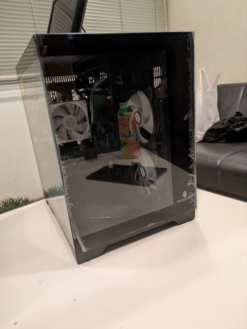 年末特典付intel PC 新品ピラーレスケースARGBファン付