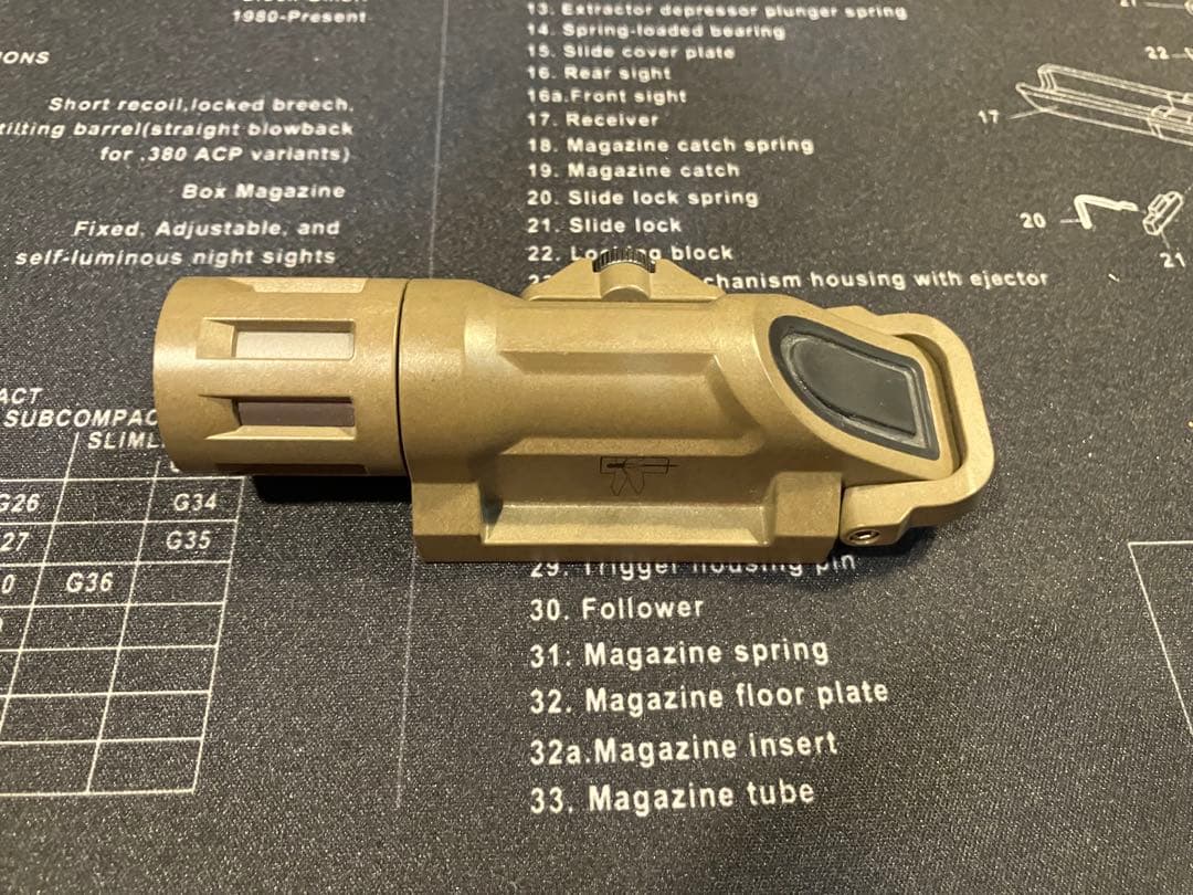 INFORCE WML GEN.1 DE ウェポンライト　米軍　実物