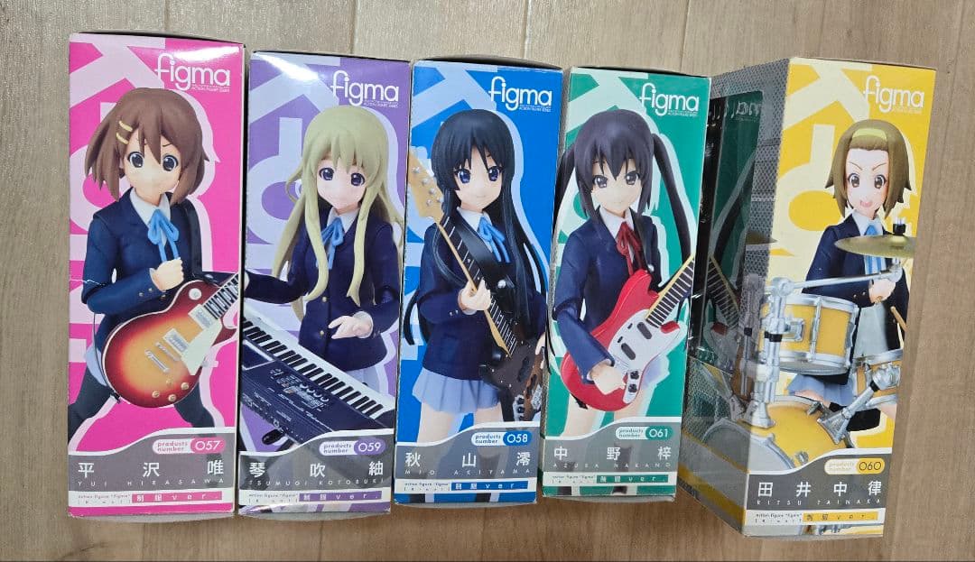 Figma けいおん！ 放課後ティータイム フィギュアセット