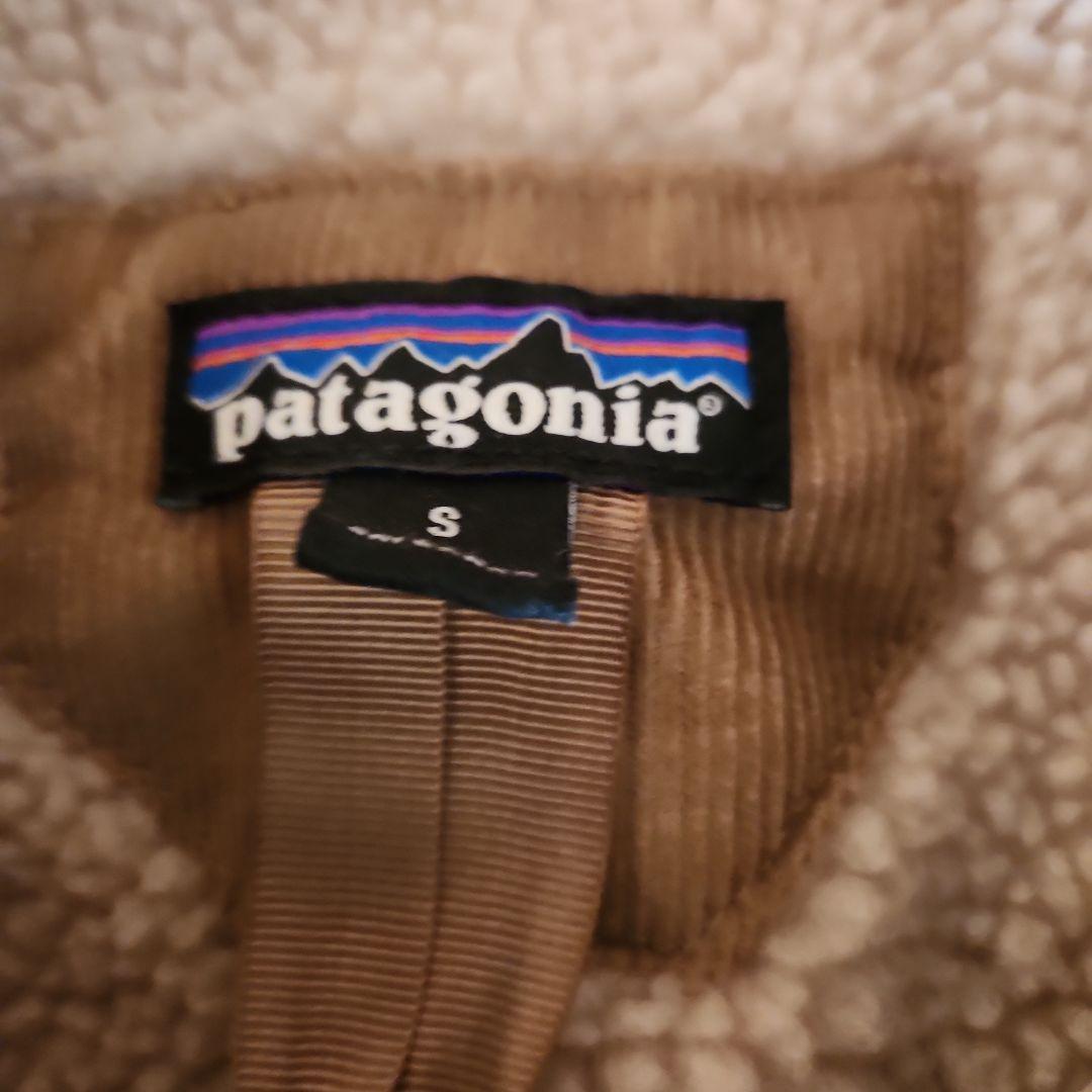patagonia コーデュロイ ボア襟ジャケット S