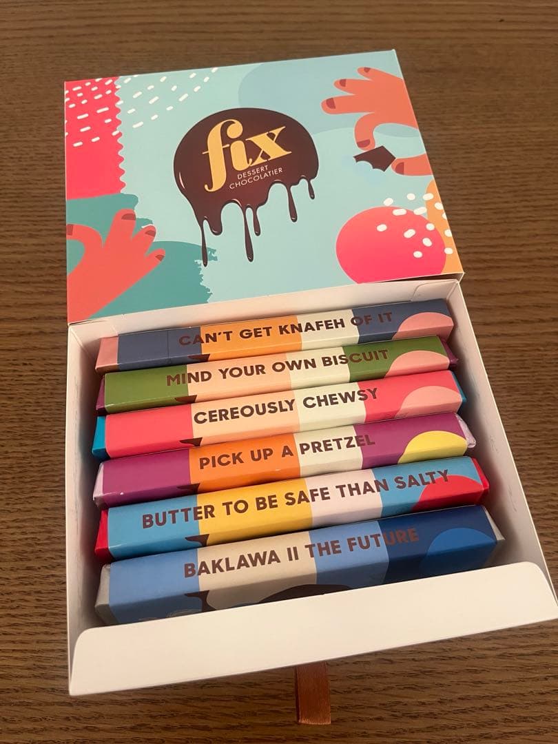 6種6枚FIX オリジナル　ドバイチョコ　ピスタチオ(ミルク)入り1月上旬発送