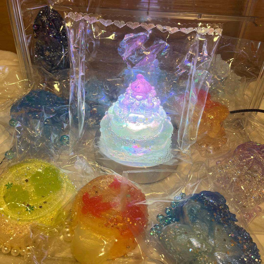 キラキラ先生+kikiスクお城+コレクションケース+光る台座 13点セット