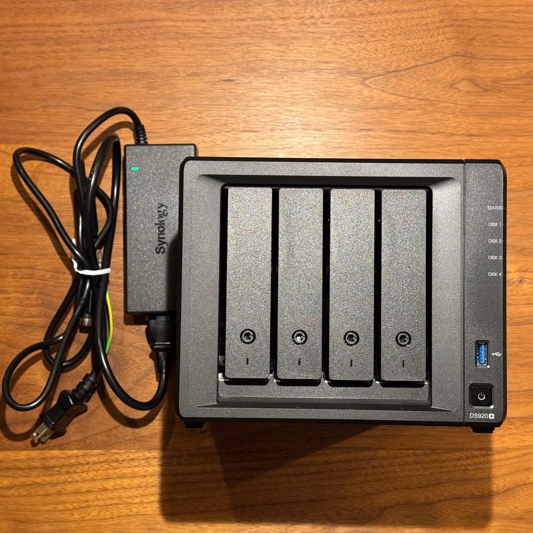 Synology DS920+ 4ベイ NAS