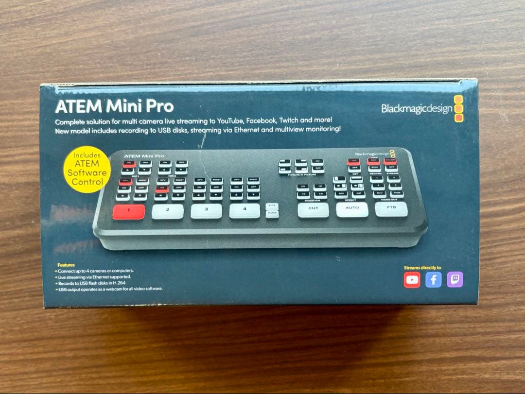 【箱・付属品完備】ATEM Mini Pro