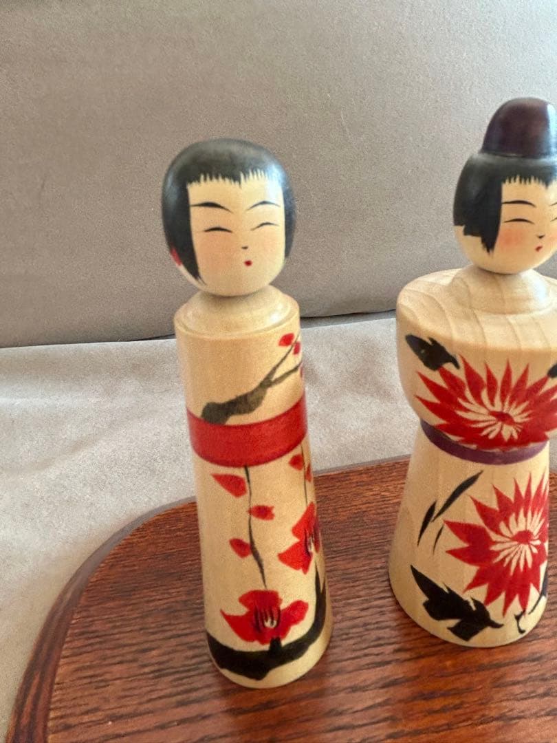 ［美品］こけし雛 柿澤是隆 鳴子こけし