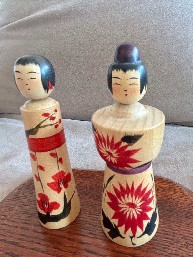 ［美品］こけし雛 柿澤是隆 鳴子こけし