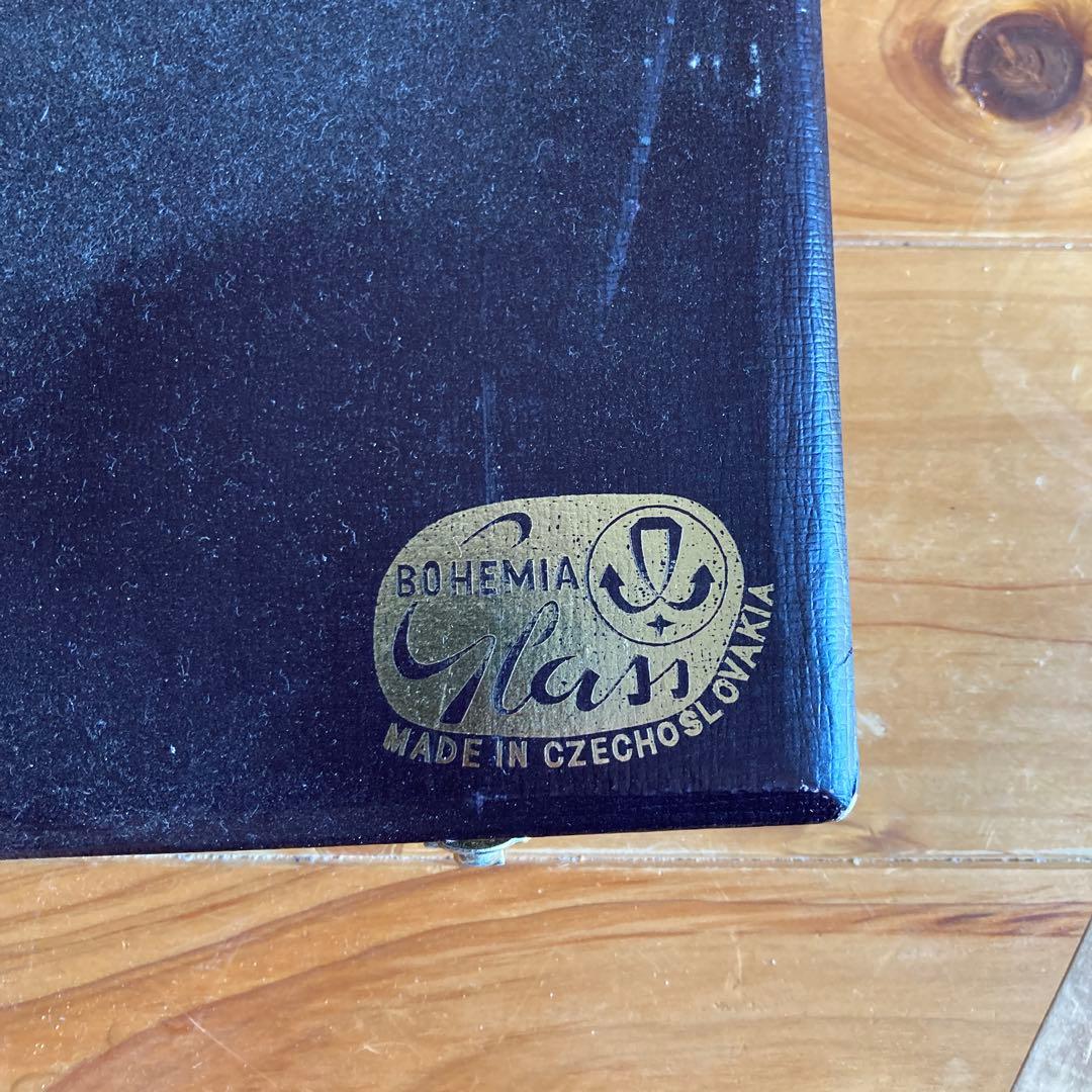 Bohemia Glass カットガラス 6枚セット