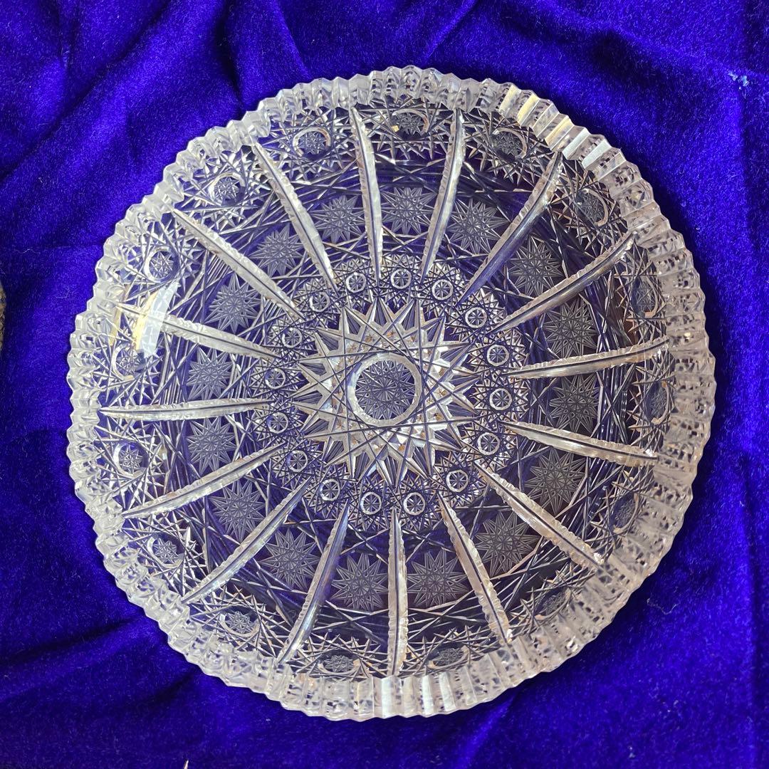 Bohemia Glass カットガラス 6枚セット