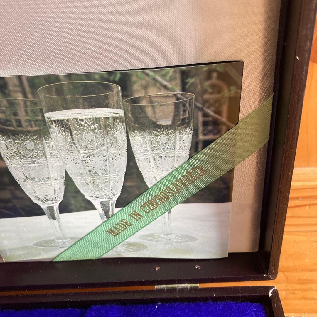 Bohemia Glass カットガラス 6枚セット