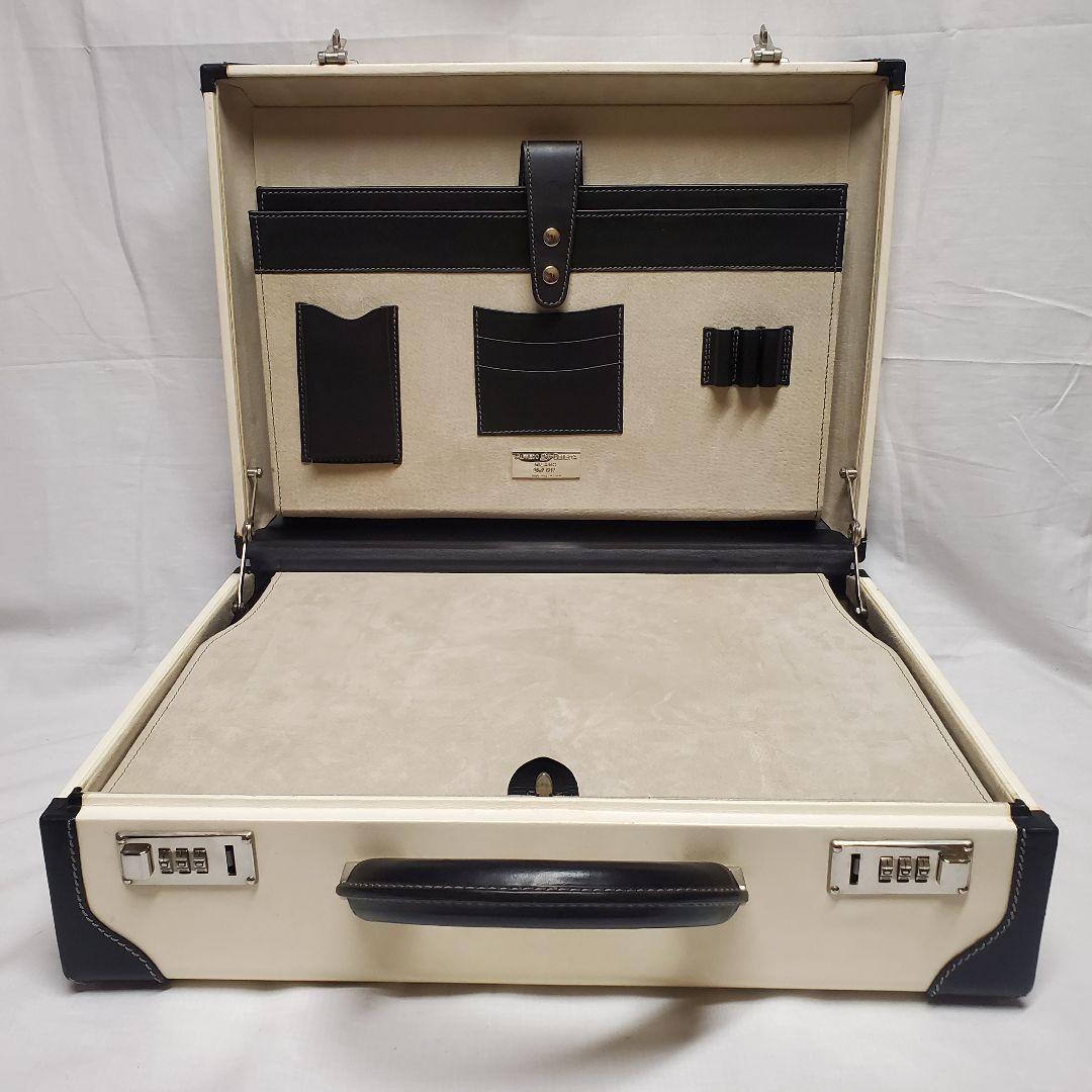 アルフレッドベレッタ レザー アタッシュケース 羊皮 革