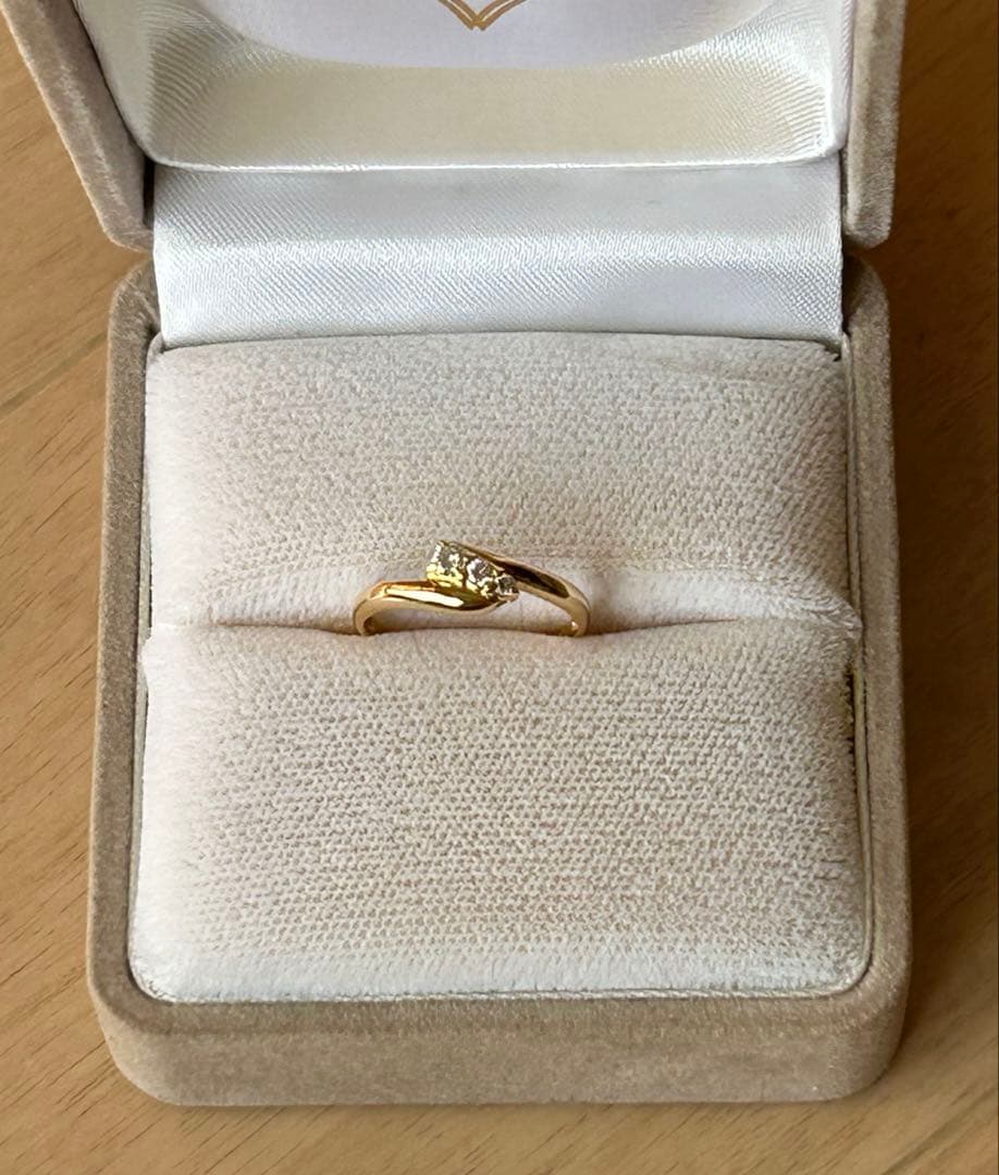 K18 ダイヤモンドリング　未使用品