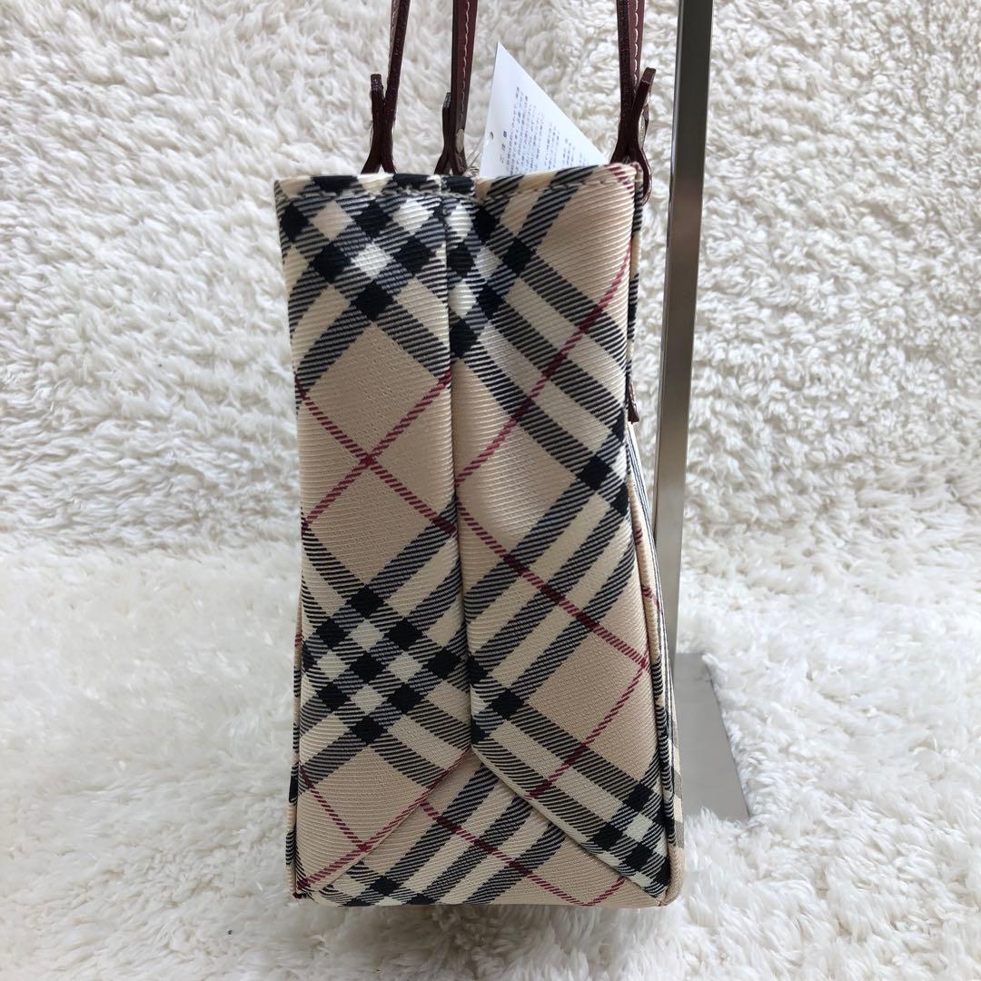 BURBERRY BLUE LABEL ノバチェック ハンドバッグ ベージュ