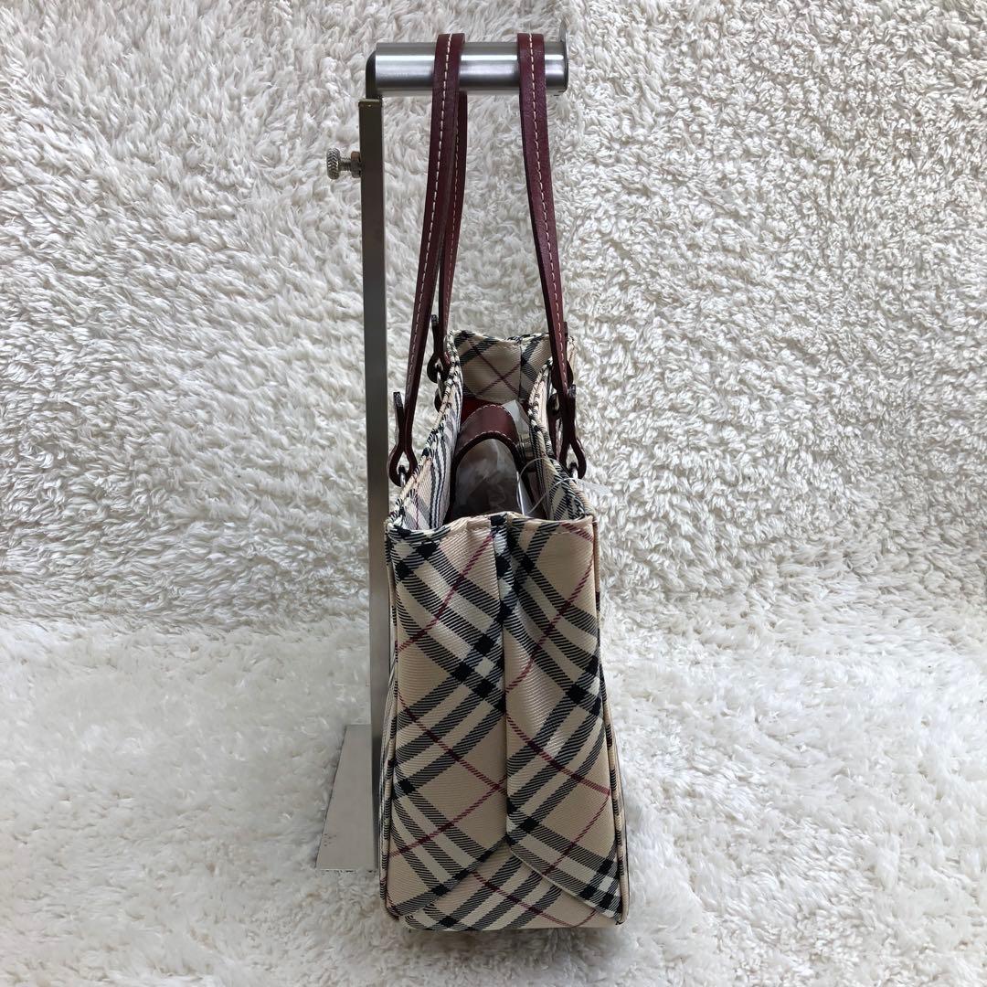BURBERRY BLUE LABEL ノバチェック ハンドバッグ ベージュ