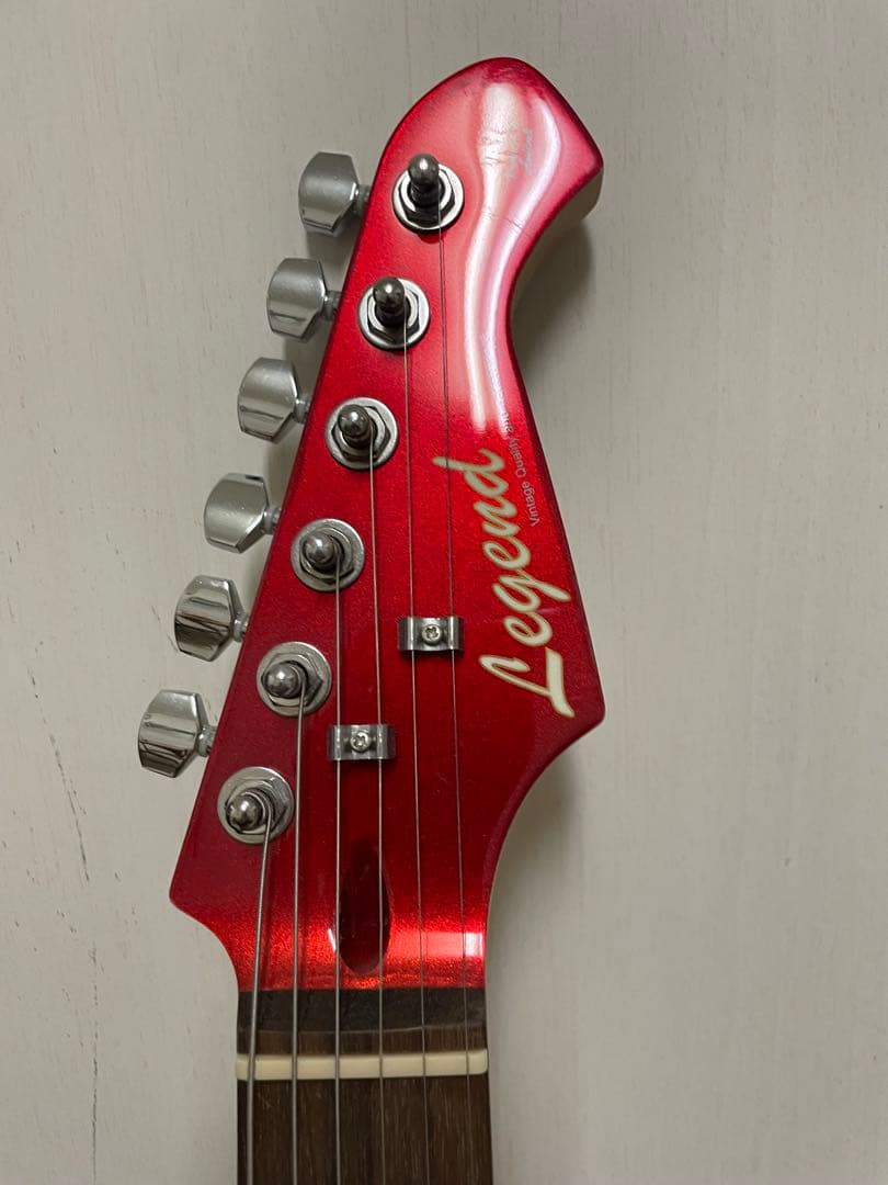 Legend ストラトタイプ キャンディアップルレッド 赤