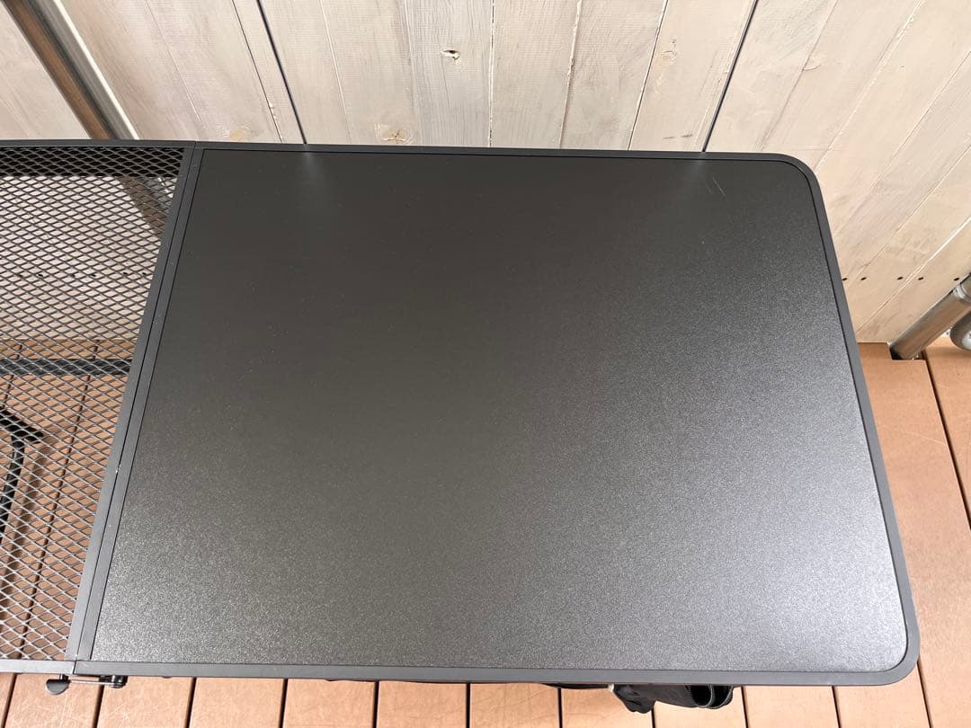 DOD クッキングキング キッチンテーブル 耐熱メッシュ 収納棚付き