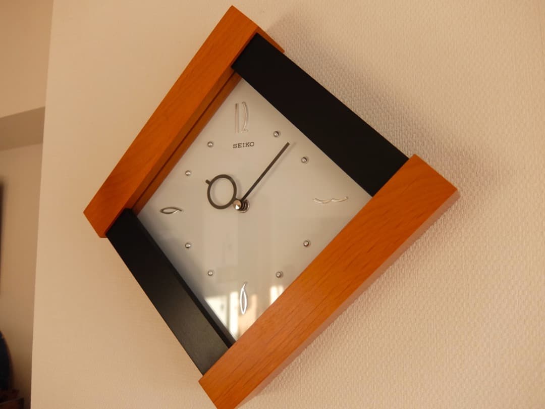 【美品＆動作確認済】80’sヴィンテージSEIKO ポストモダンデザインクロック