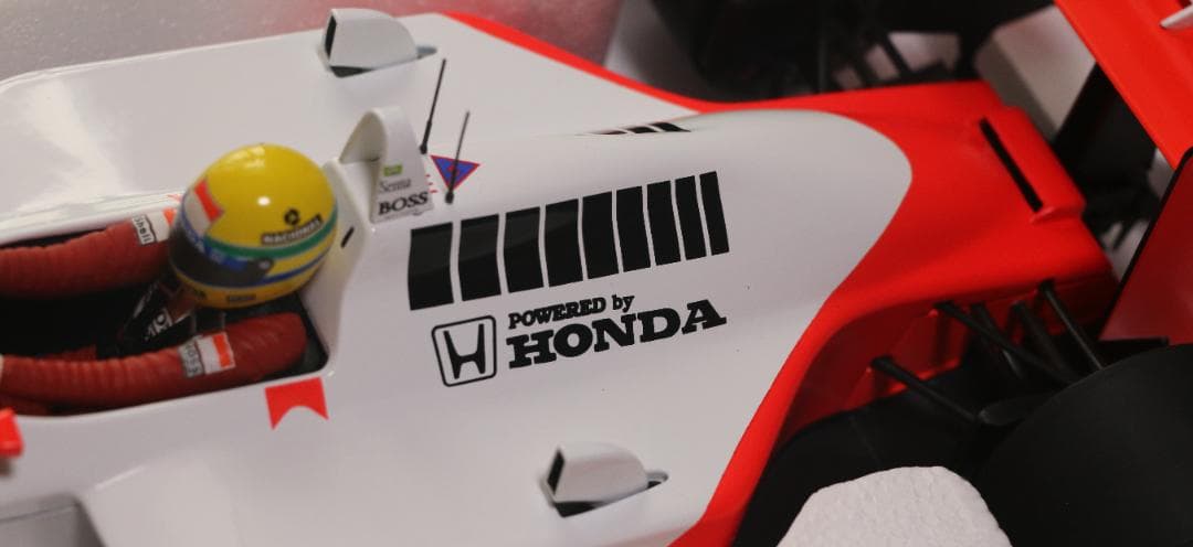 超貴重ビックスケール１／12　マクラーレン・ホンダMP4／4 セナ・コレクション