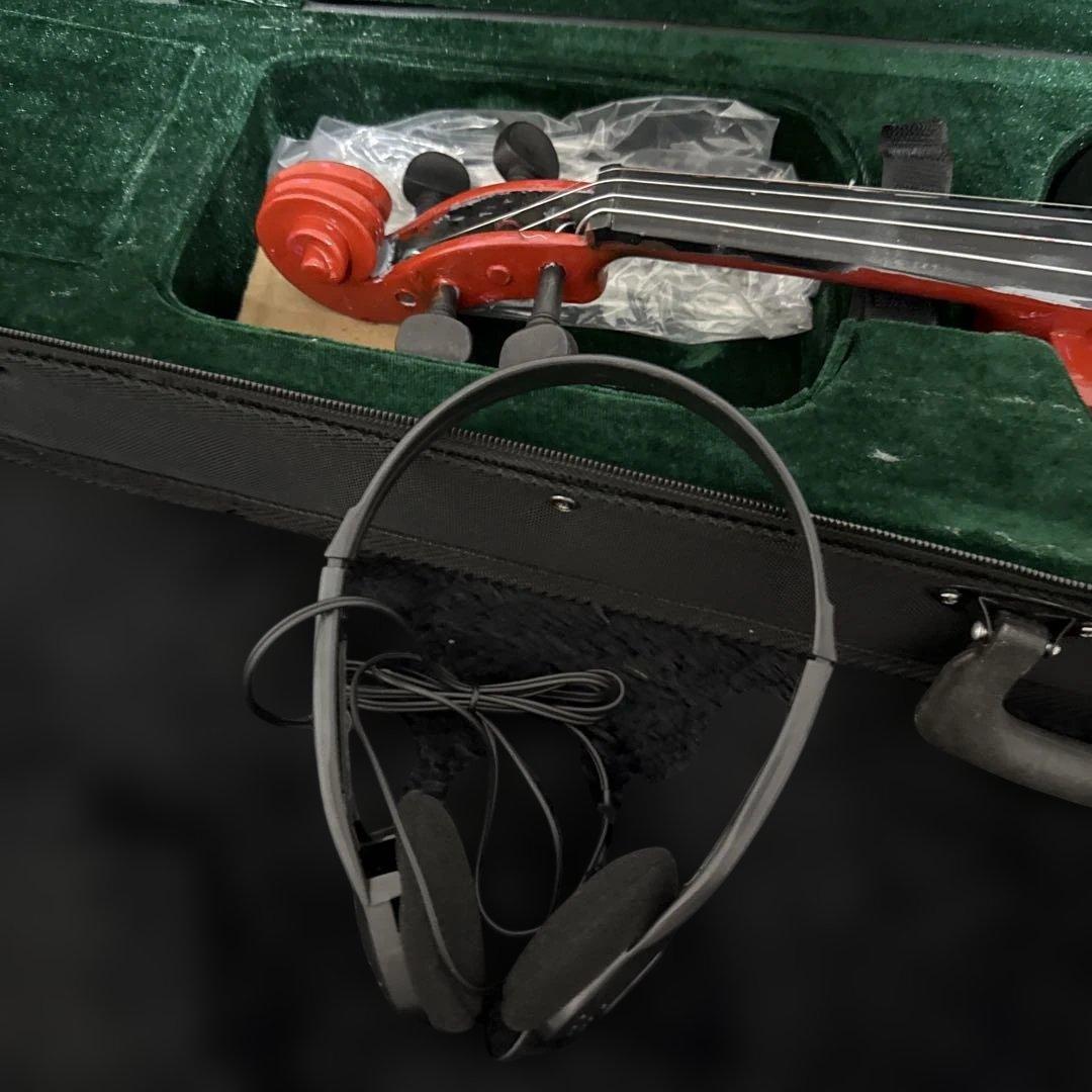 エレキバイオリン 4/4サイズ ケース 弓付属 弦楽器
