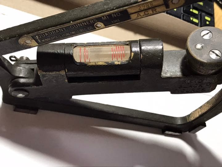 1944年　米軍　砲兵　象限儀　動作品