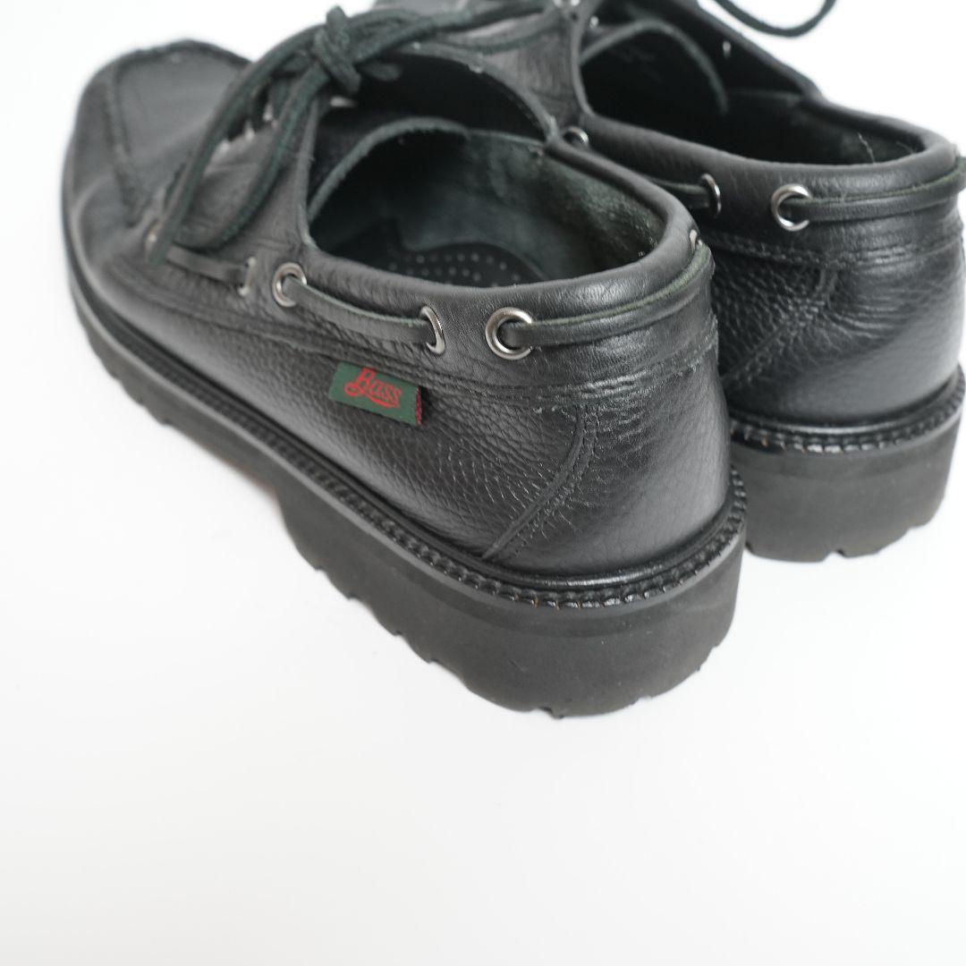 未使用級✨バーニーズニューヨーク×ジーエイチバス レザーデッキシューズ　27cm