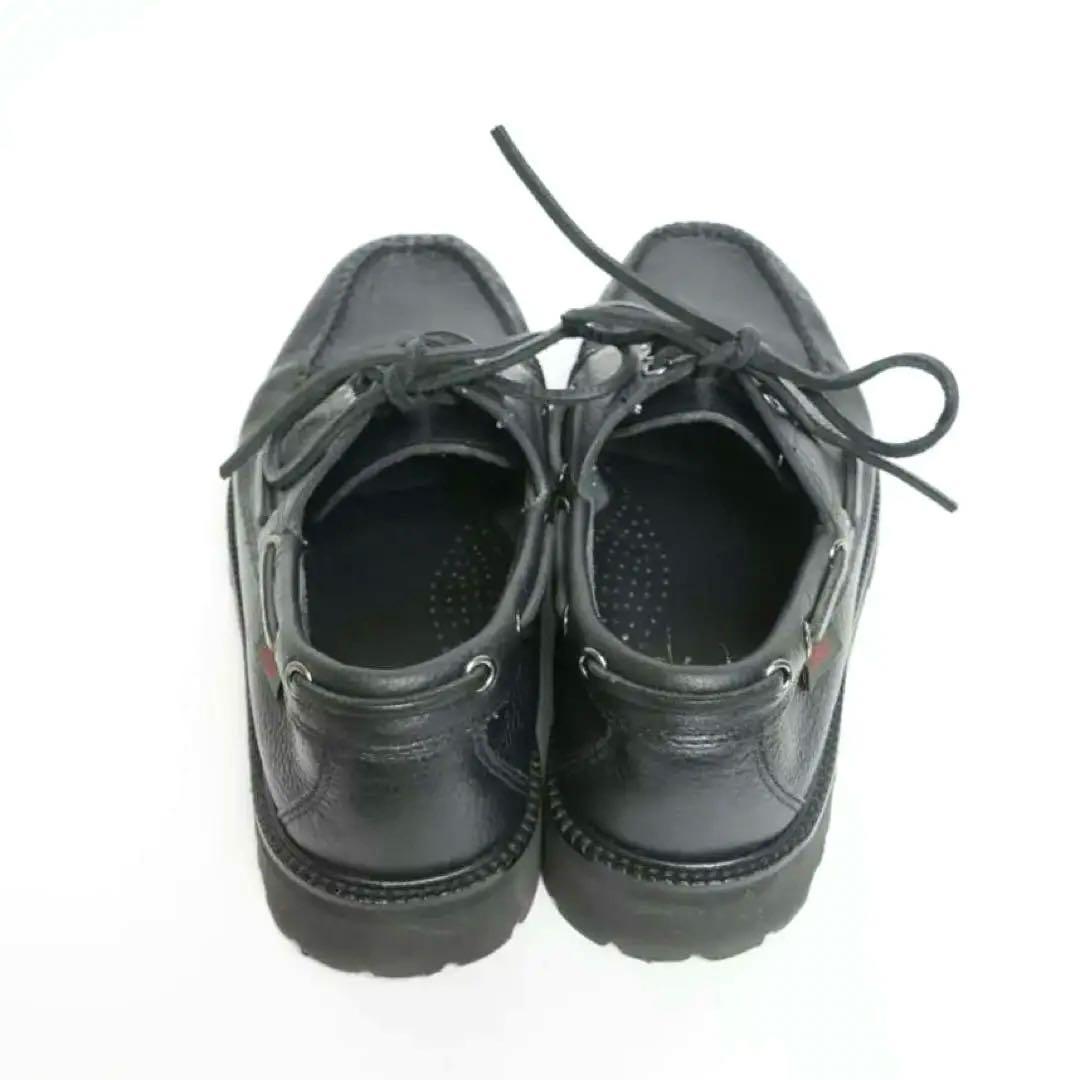 未使用級✨バーニーズニューヨーク×ジーエイチバス レザーデッキシューズ　27cm