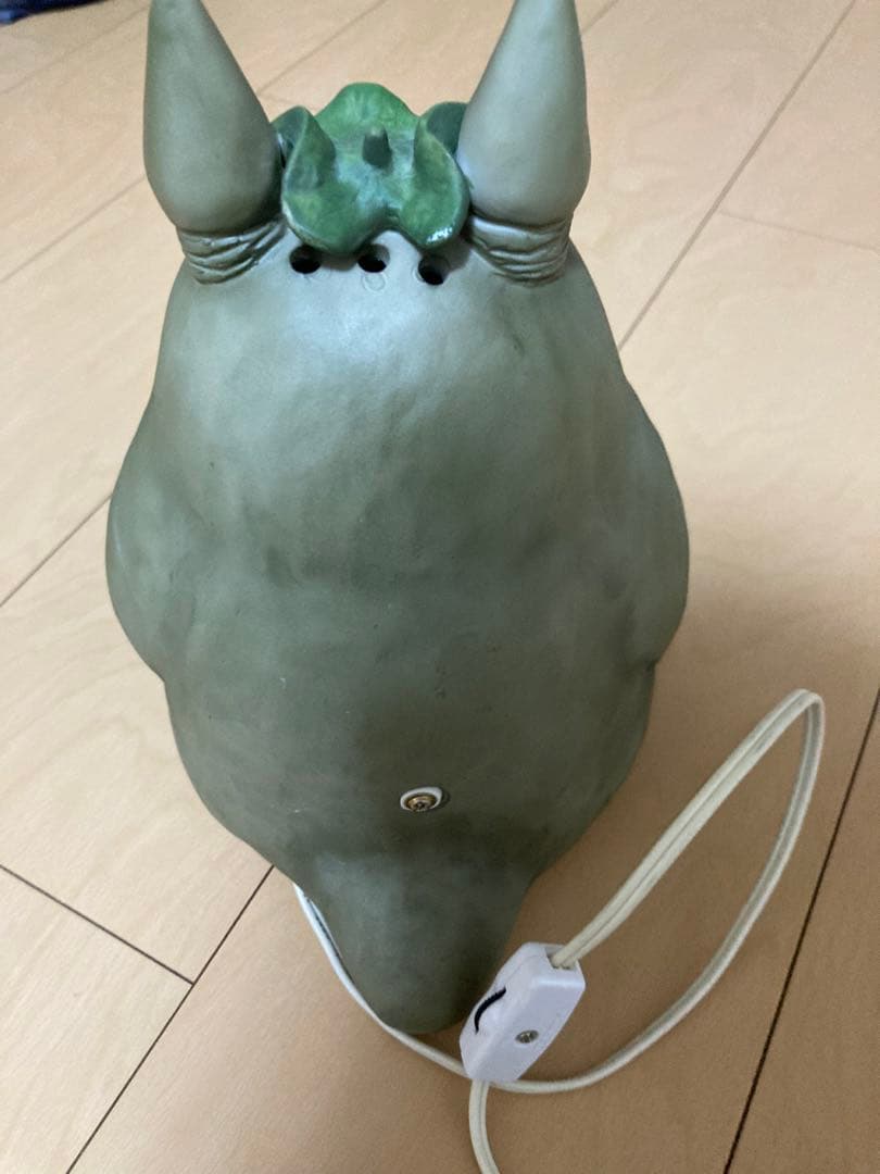 ジブリ　トトロ型ランプ 陶器製 ルームランプ　レア