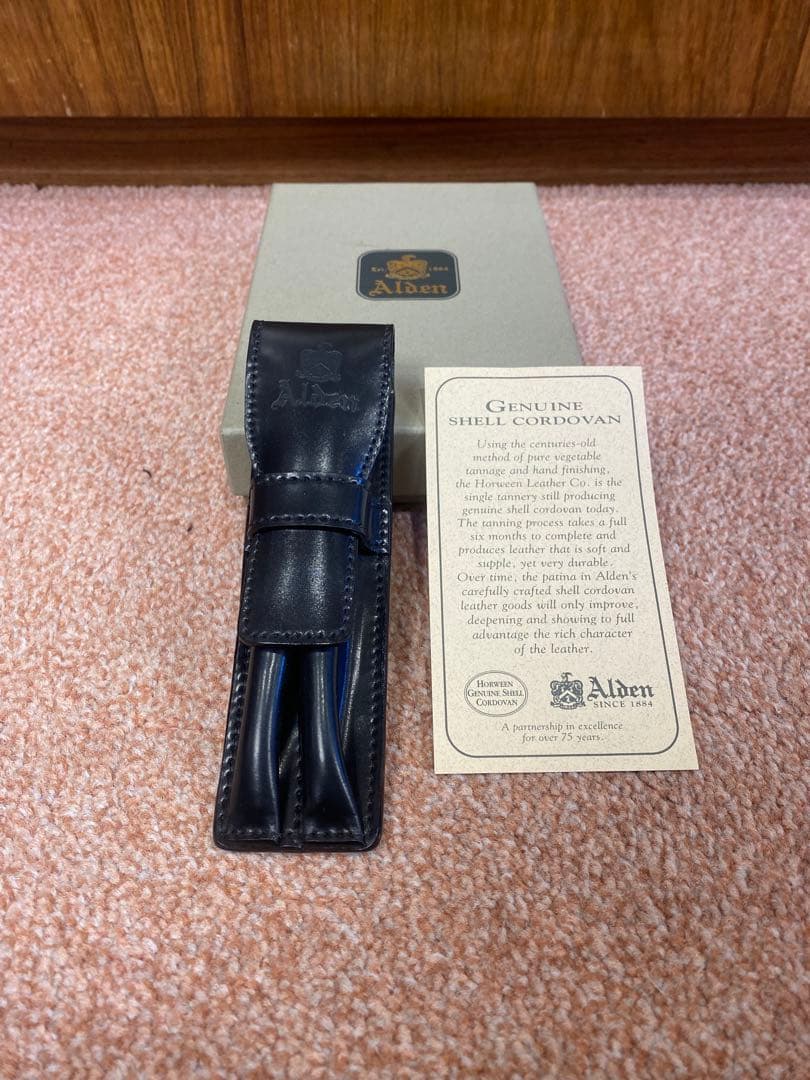 ALDEN オールデン ペンケース　シェルコードバン NYC