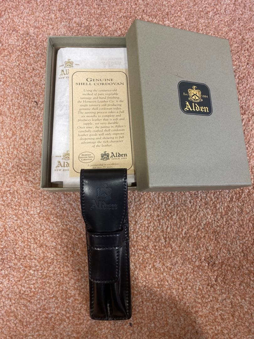 ALDEN オールデン ペンケース　シェルコードバン NYC