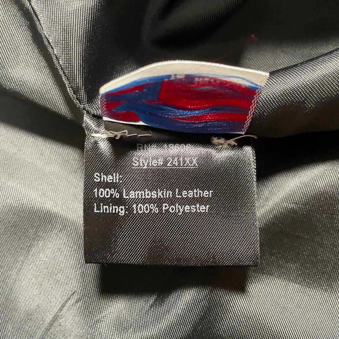 美品 ショット ラムスキン ライダースジャケット 241xx