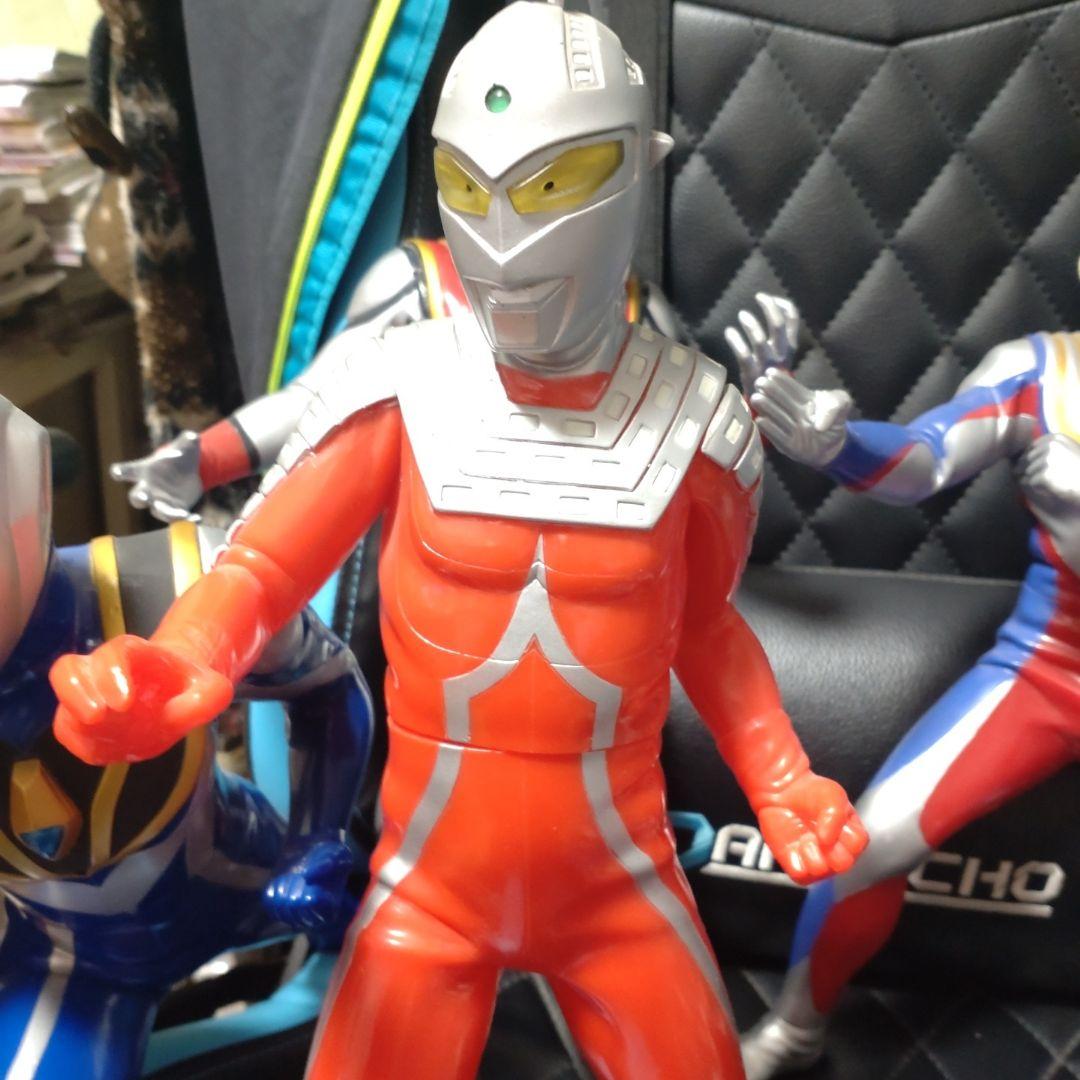 ウルトラマン　ビッグソフビフィギュアセット5体
