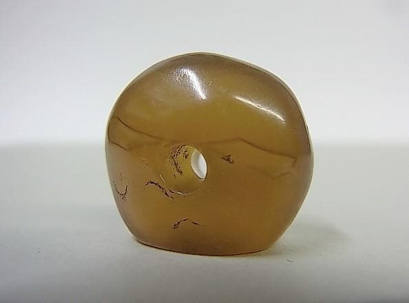 ★B1205★古代石 (260) 美品　西アジア　印章石　茶瑪瑙　羽虫　スタンプ