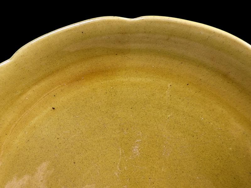 珉平焼　淡路焼　７寸半皿　E699AS-CRu