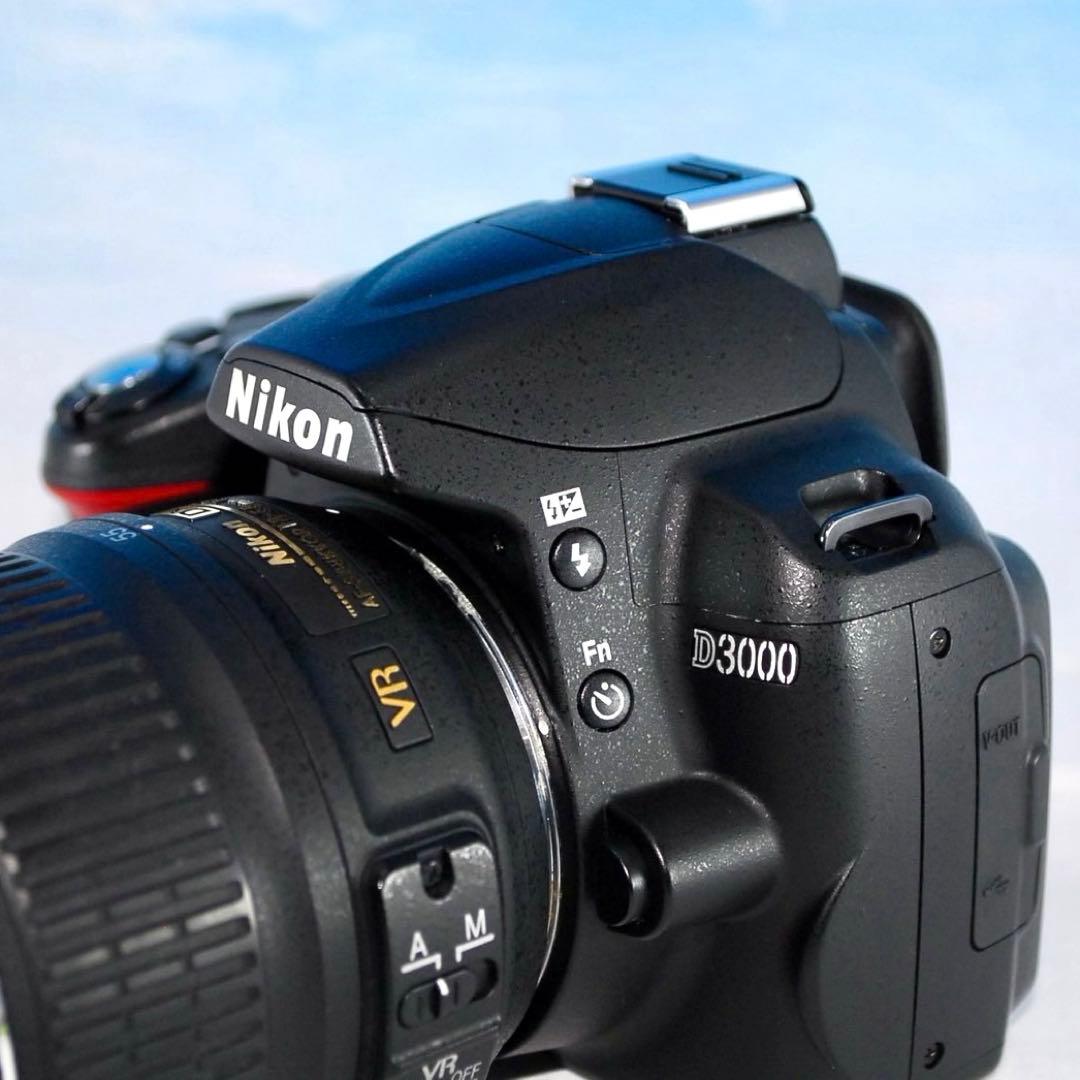 ❤️美品❤️Nikon D3000 レンズキット 初心者おすすめセット✨即撮影可能✨