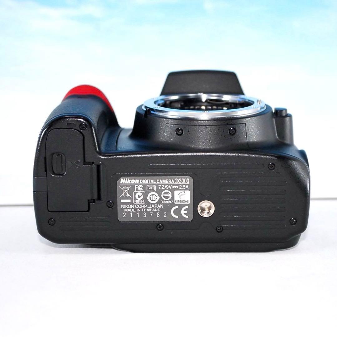 ❤️美品❤️Nikon D3000 レンズキット 初心者おすすめセット✨即撮影可能✨
