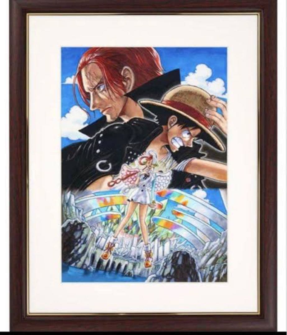 h*h様 ONE PIECE FILM RED 額装高精細複製原画　ワンピース