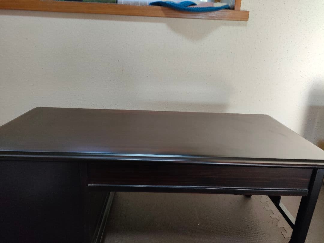 最高峰　紫檀　木製文机 ダークブラウン アンティーク