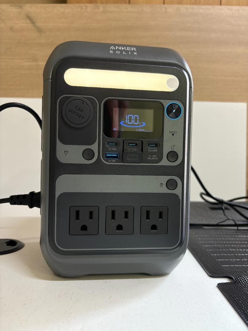 美品 Anker アンカー SOLIX C300 ポータブル電源 急速充電