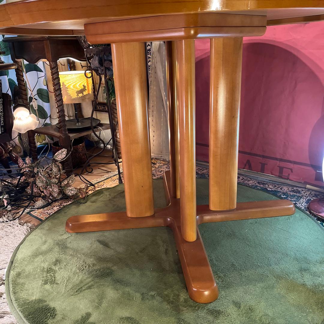 ゆ引き取り価格　カリモク　チターノ　スタイリッシュモダン　ラウンドテーブル