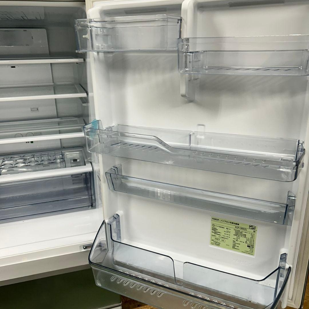 522 AQUA　冷蔵庫　大型　300L～400L　美品　右開き　家庭用　大人気