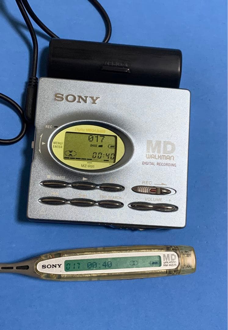 SONY 　MZ-R91 　ポータブルMDウォークマン 動作品