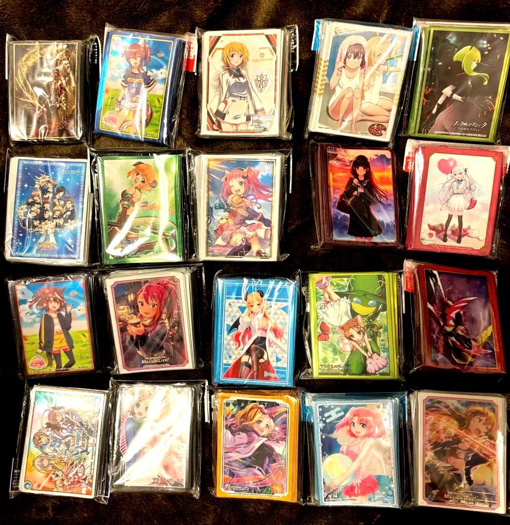 【大量】キャラクタースリーブ まとめ売り80個セット