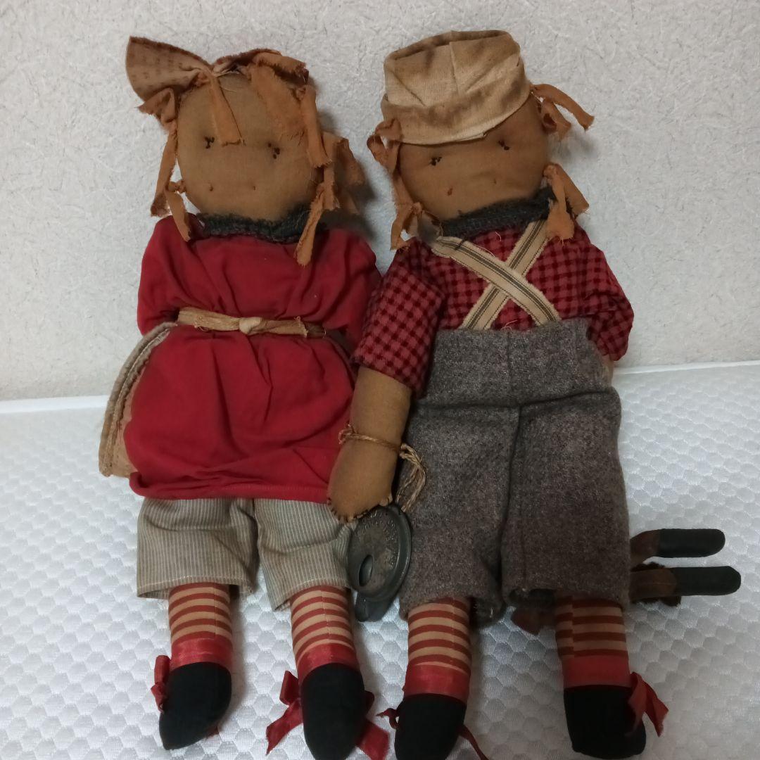 タタードラビット　カントリードール　雑貨　アンティーク　検:アンファン　ラガディ