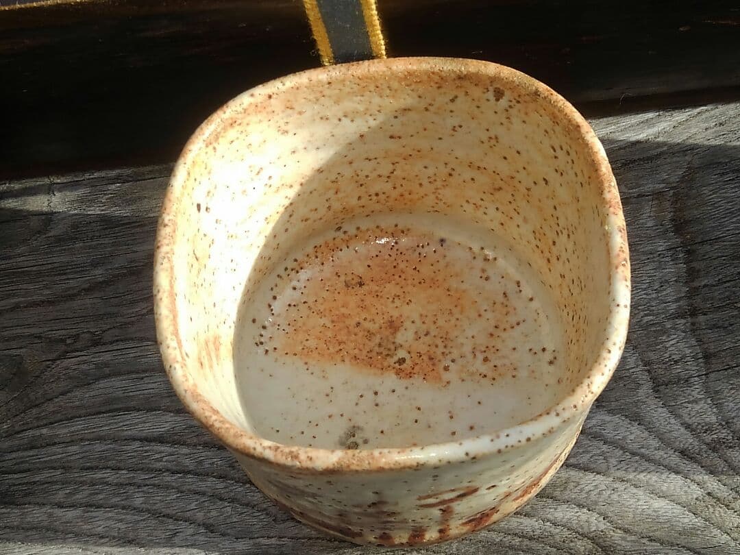 ♥美濃焼　志野　向付　五客揃い　桐箱付き