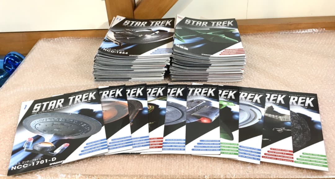 ○ 全160巻冊子のみ STAR TREK スタートレック ディアゴスティーニ