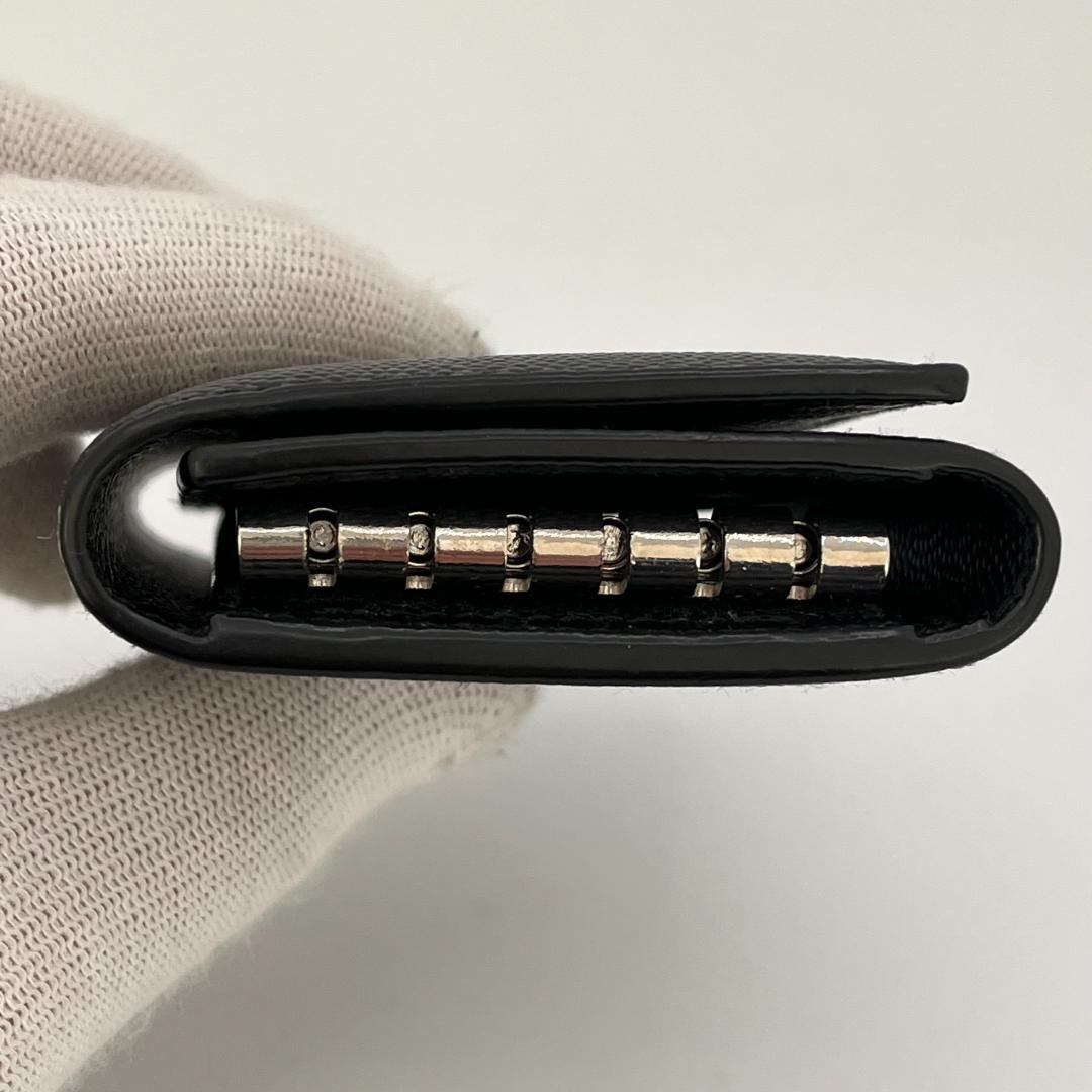 サンローラン　キーケース　ブラック　レザー